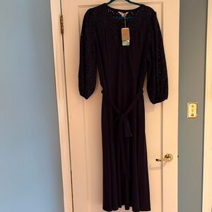 NWT Boden Midi Dress in Navy